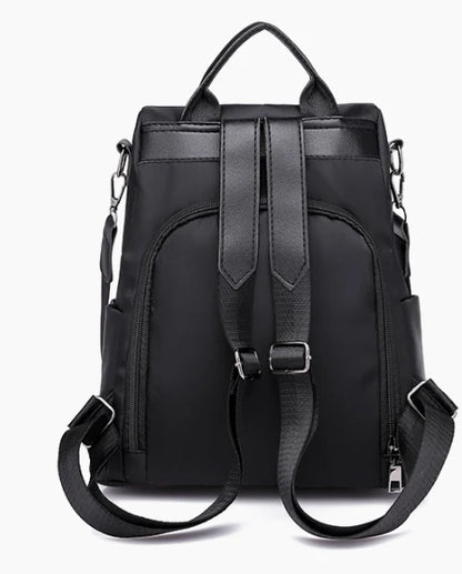 Anti-theft backpack women's bag 2024 new Korean version trendy fashion bag nylon canvas oxford cloth backpack