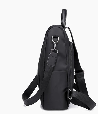 Anti-theft backpack women's bag 2024 new Korean version trendy fashion bag nylon canvas oxford cloth backpack